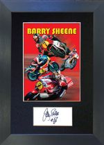 BARRY SHEENE Signed Mounted Reproduction Autograph Photo Prints A4 553