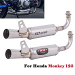 Slip on for Honda Monkey 125 2018-2025 Exhaust System Header Front Link Pipe