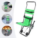 Aluminum Manual Folding Stair Chair Portable Emergency Stair Chair With Wheels