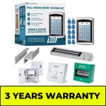 Securemydoor - Full Door Entry Kit | Security System with Electric Maglock Lock