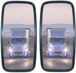 2x Side Wing Mirrors fit Truck Caravan Bus Lorry Universal 14" x 7"  E4 marked
