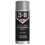 ZS-98 Cold Zinc Bright Galv Galvanising Aerosol Spray Paint - 500ml