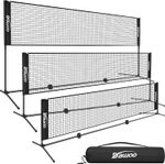 Dawoo Portable Tennis Net with Poles 4M Training Aid Nets & Posts - NEW