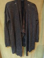 Biba Glitz Sparkle Party Xmas Cardigan Waterfall Vintage Preloved Bronze Gold M
