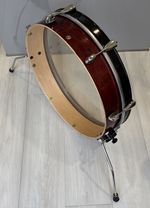 Custom Made Maple 22"x 4”Pancake bass drum, new head (#291)using various Parts
