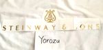 Steinway & Sons Grand Piano Sticker Decal Length 37cm 14.5in Thick 0.08mm