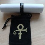 👀 PRINCE STAINLESS STEEL BLACK  COLOURED RING ⭐️ SIZE 11 ⭐️ IN LOGO Bag