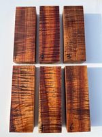 HAWAIIAN CURLY KOA tool handle / scales / carving blank VARIOUS SIZES / GRADES