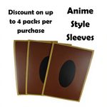 50x Yugioh Anime Style Card Sleeves (Japanese Size) Yu-Gi-Oh - NEW