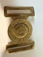 Scots Guards Brass Waist Belt Buckle 1990 Military Marked Other Ranks