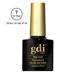 gdi nails Glossy NO WIPE TOP COAT Salon Professional UV LED Gel Nail Polish