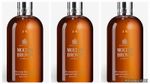 3x Molton Brown Re-Rcharge Black Pepper Bath & Shower Gel 300ml 