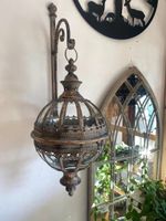 Regency Style Candle Bracket Lantern Rose Gold Outdoors Solar Bronze Victorian