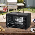 1000W 22L Electric Toaster Mini Grill Oven Tabletop Pizza Barbecue Temp Timer