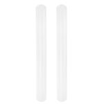 2pcs Fondant Rolling Pin PP 30cm x 2.5cm Non Stick for Baking White