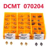 New DCMT070204 Carbide Insert Lathe Turning Tip Tool Bit 10pcs
