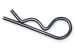  STEEL ZINC PLATED R CLIPS VARIOUS SIZES 1.2mm 1.6mm 1.8mm 2mm 2.5mm 3mm