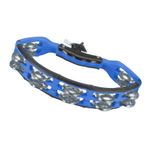 Natal Spirit Tambourine with Double 14 Jingles and Drum Set Mount Blue Finish