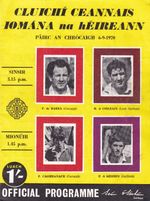GAA 1970 All Ireland Hurling Finals Cork/Wexford & Cork/Galway