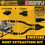 DeWalt DWE7485 AirLock Dust Extraction Kit | 2-Way Splitter/DWV9000-XJ/N070906