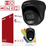 UKVISION 4K 8MP CCTV Camera Turret TVI 25M COLOR AT NIGHT 2.8mm UK MICROPHONE