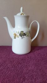 Royal Doulton Coffee Pot Larchmont  Vintage 1963  English Porcelain Made England