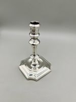 VICTORIAN STERLING SILVER TAPERSTICK, HAWKSWORTH, EYRE & CO, LONDON, 1897