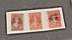 EARLY  NEW ZEALAND STAMPS 1855-1871, QUEEN VICTORIA, FULL FACE, CHALON HEAD