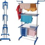 Clothes Airer Clothes Drying Rack Extra Large 4 Tier Clothes Drying Rail Folding