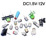 DC1.5V-12V Mini 130 Toy Motors Small Electric Metal High Speed RC Car DIY Model