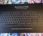Keychron K10 Wireless Mechanical Keyboard UK ISO RGB Hot-Swappable Aluminium