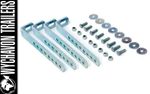 DAKEN TOOL BOX MOUNTING BRACKETS FITS FOR JUST, WELVET, BLACKIT, ARKA @WYCHAVON