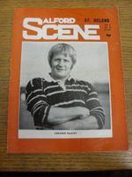 27/01/1974 Rugby League Programme: Salford v St Helens  (folded). FREE POSTAGE (