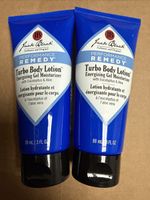 2x Tubes Of 88ml Jack Black Turbo Body Lotion With Eucalyptus And Aloe