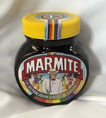Empty Marmite Elton John Limited Edition Jar 250g Original Food Advertising