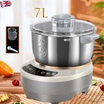 7L Electric Dough Maker w/Fermentation&Timer Flour Mixer Auto Kneading 250W 