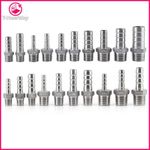 304 Stainless Steel Hosetails Bsp Thread Hose Tail Barb Connector 1/8 to 1-1/2"