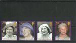 CAYMAN ISLANDS SG989-992 QUEEN MOTHERS COMMEMORATION MNH