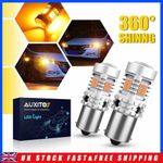 Error Free No Hyper Flash Amber Bau15s 7507 PY21W LED Light Turn Signal Bulbs 2x