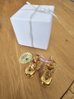 24k Gold Plated Crystal Temptations Baby Bootees