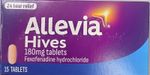 Allevia Fexofenadine 180mg – 15 Tablets – Non-Drowsy Allergy & Hives Relief