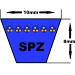 HIGH QUALITY SPZ BELT WEDGE -SELECT YOUR SIZE- SPZ SECTION V BELTS SPZ630-Z2800