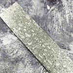 Damascus Stainless Steel Twist Blank Billet Bar Rod For Making 150*25*3mm