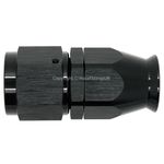 PTFE TEFLON® AN-6 6AN BLACK JIC Straight Swivel Fuel Oil Braided Hose Fitting