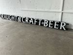 Draught & Craft Beer Illuminated Sign