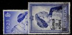 BAHRAIN GVI SG61-62, 1948 ROYAL SILVER WEDDING set, USED. Cat £53.