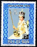 1978 Sg 132 Isle of Man 25th Anniversary of Coronation MNH