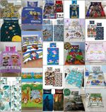 Kids Character Disney Marvel Single Double Duvet Covers Children Bedding Set
