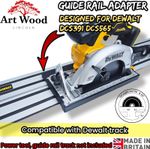 Adapter 90&45 Dewalt DCS391 DCS565 base skid plate DEWALTguide rail track