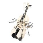 Decorative Violin Model Musical-Themed Ornament Handmade for Home Decor